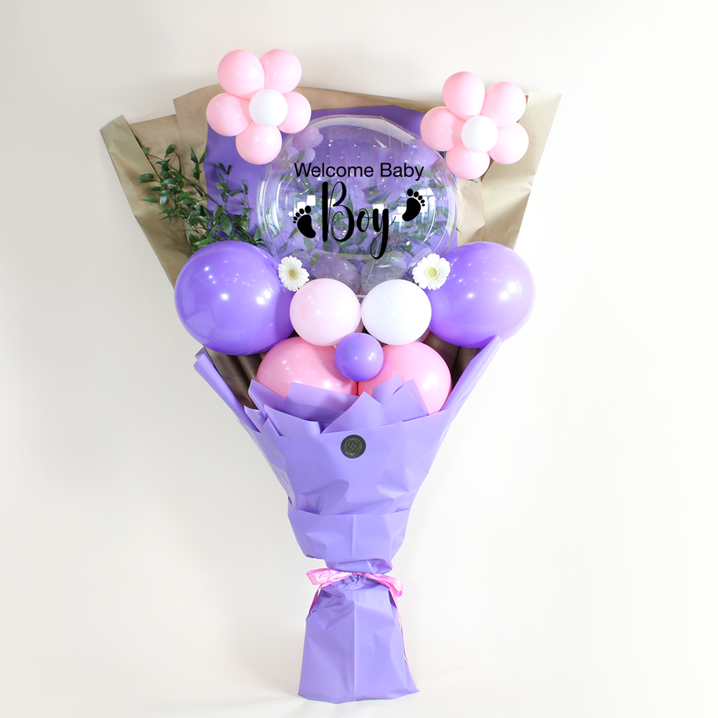 welcome baby bouquet