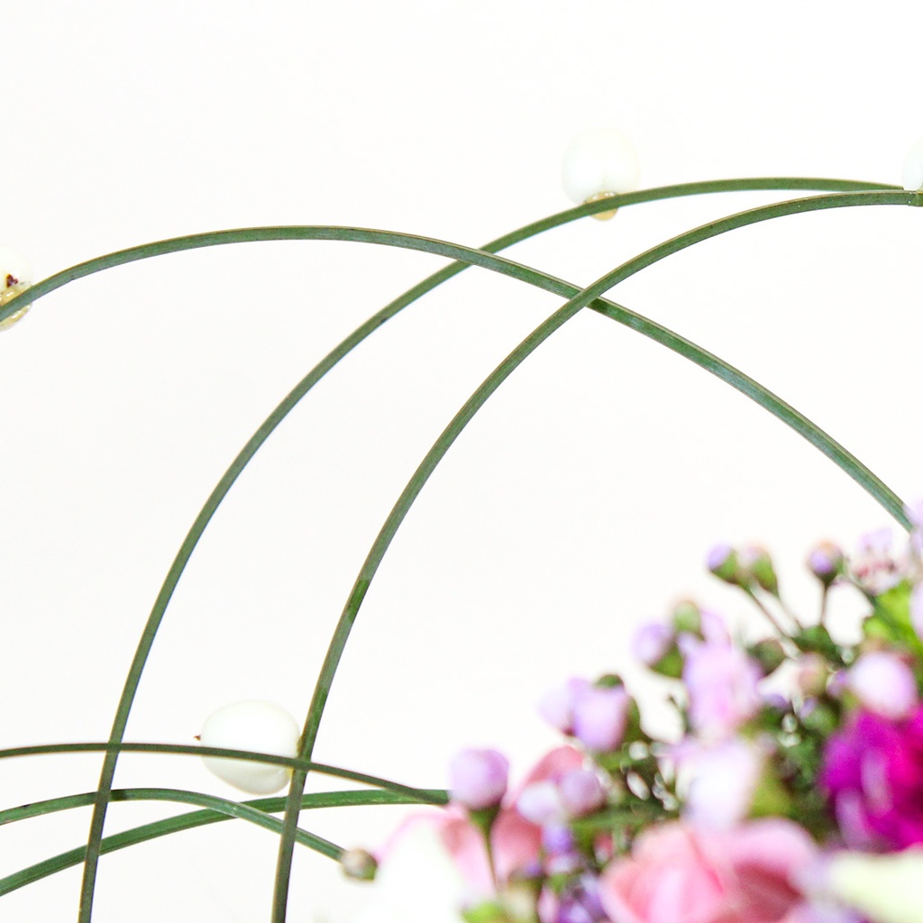 vase of hyacinth flowers