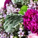 vase of hyacinth flowers