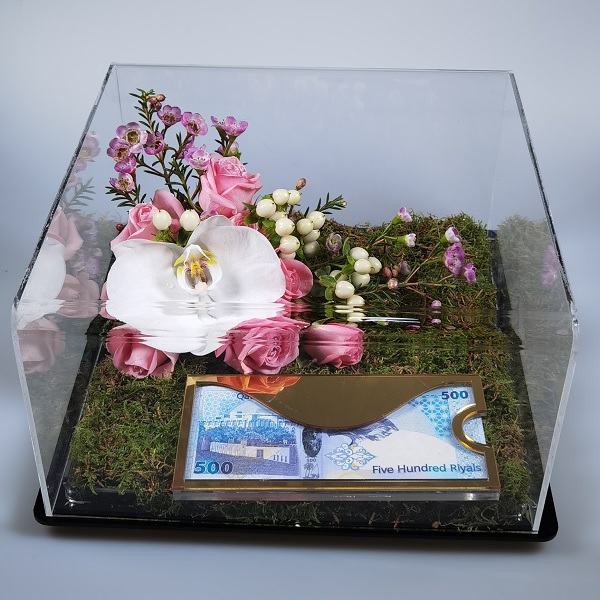 Acrylic Box Money medium