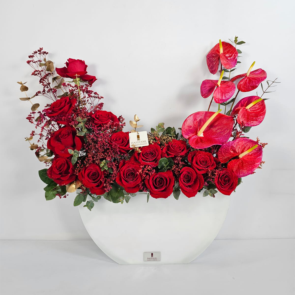 Florence bouquet - red