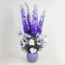 Purple Delphinium Vase