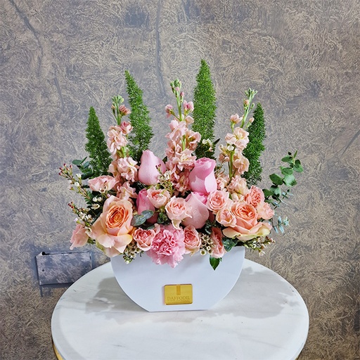 Peach vase