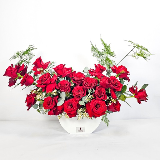 Red roses bouquet