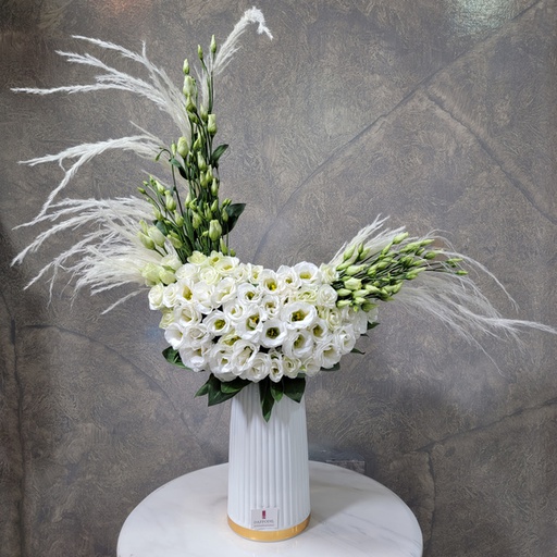 White Vase 24