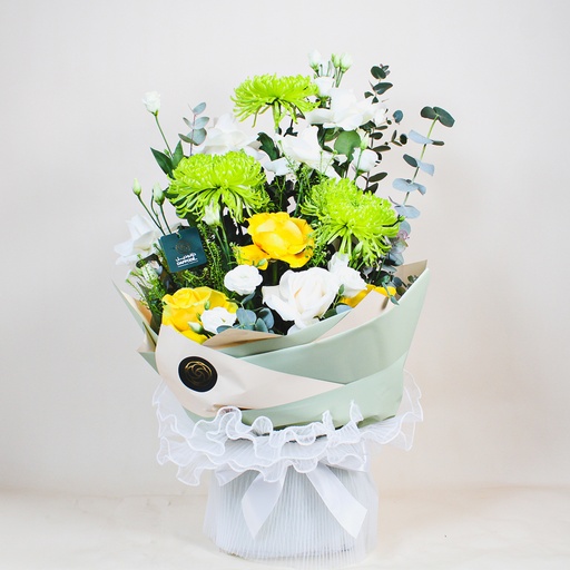 [DFD-BQT-145735] Hand bouquet deco chrysanthemum